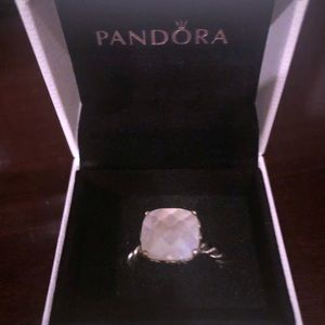 Pandora mother of pearl ring (retired)